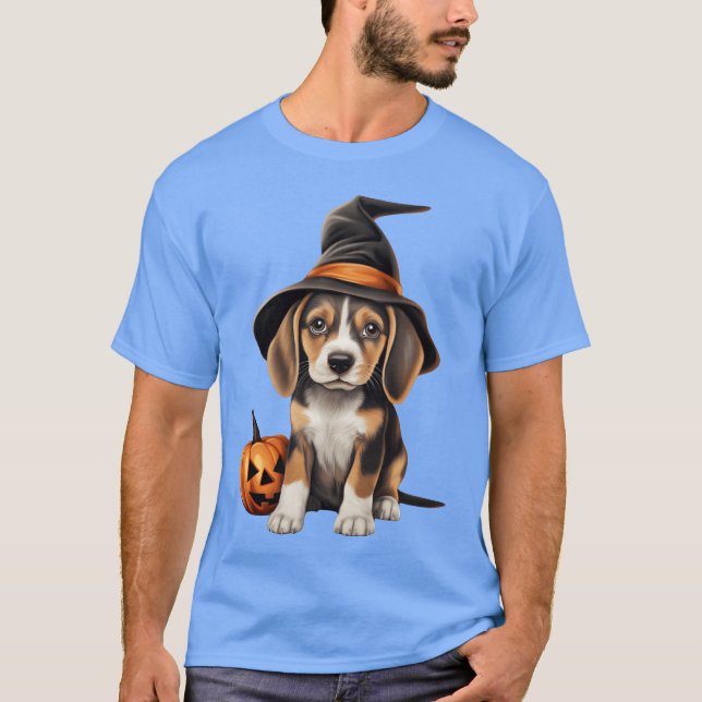 Camiseta 7 Regalo de Halloween Beagle (Anverso)