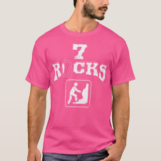 Camiseta 7 Rocas Montañas Escalando Jueves De Siete Años