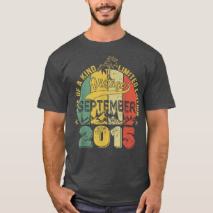 Camiseta 7 Years Old Gift 7th Birthday Awesome Since Septem