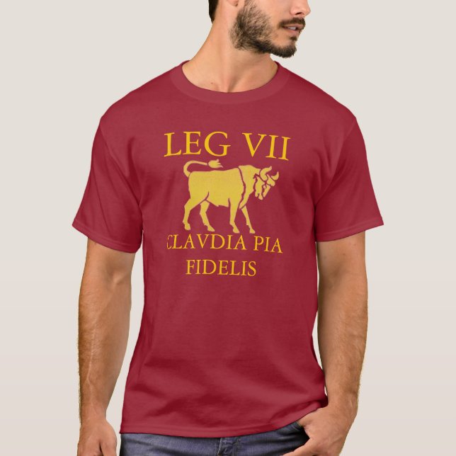 Camiseta 7ma legión romana (Claudia) (Anverso)