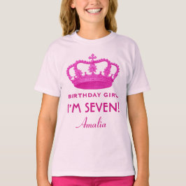 Camiseta 7mo Idea conocida de encargo V02 del regalo de la