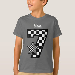 Camiseta 7mo Nombre de encargo comprobado muchacho V08 de