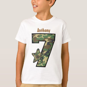 Camiseta 7mo Nombre de encargo V01A de Camo del muchacho