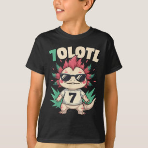 Camiseta 7olotl Sevenolotl – Número divertido de axolotl de