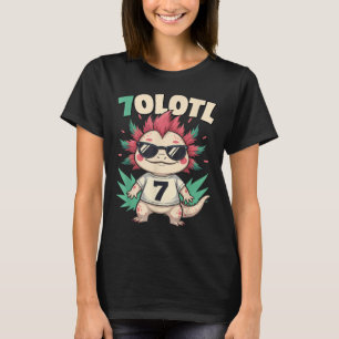 Camiseta 7olotl Sevenolotl – Número divertido de Axolotl de