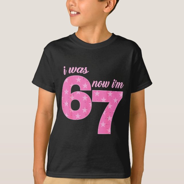 Camiseta 7th Birthday 7 Years Old Boys Kid I Was 6 Now I'm  (Anverso)