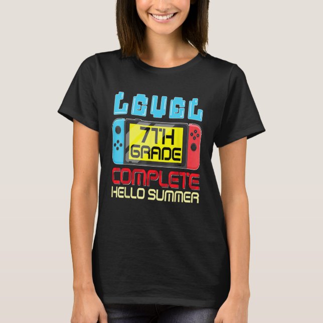 Camiseta 7th Grade Level Complete Last Day Of School Gradua (Anverso)