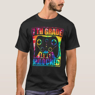 Camiseta 7th Grade Level Unlocked Back To School Video Game
