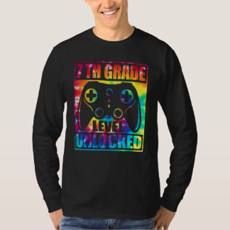 Camiseta 7th Grade Level Unlocked Back To School Video Game
