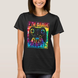 Camiseta 7th Grade Level Unlocked Back To School Video Game