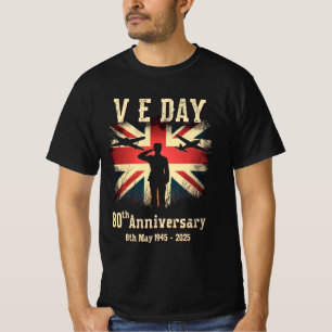 Camiseta 80º Aniversario del Día de la Victoria en Europa e