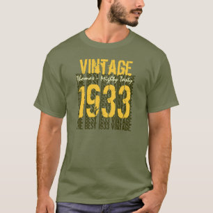 Camiseta 80º Regalo de cumpleaños Mejor cosecha 1933