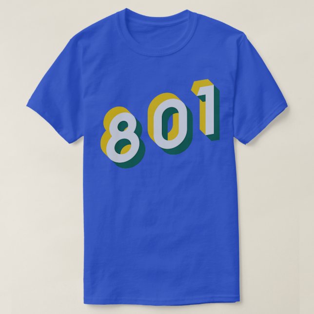 Camiseta 801 Ogden Utah (Diseño del anverso)