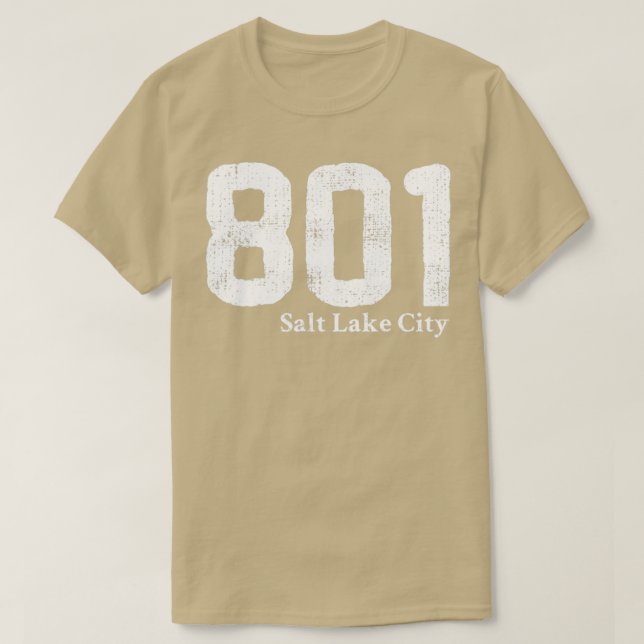 Camiseta 801 Salt Lake City (Diseño del anverso)