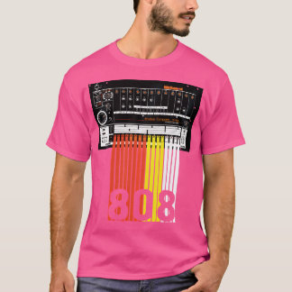 Camiseta 808 Batería Máquina de tambores vence música de ca