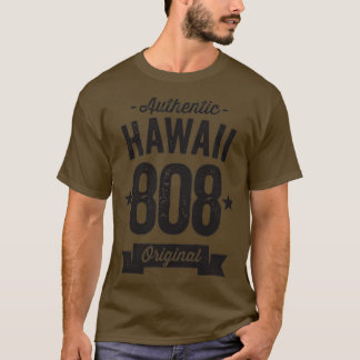 Camiseta 808 Código de área de Hawái Auténtico TShirt 4