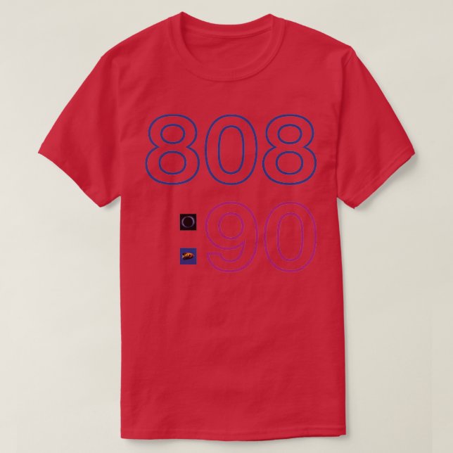Camiseta 808 State  (Diseño del anverso)