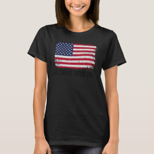 Camiseta 80.ª Bandera Estadounidense de Cumpleaños Impresio