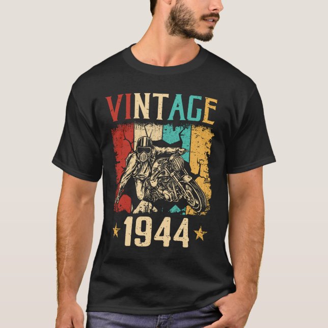 Camiseta 80.ª cosecha de regalo de cumpleaños 1944 80 años (Anverso)