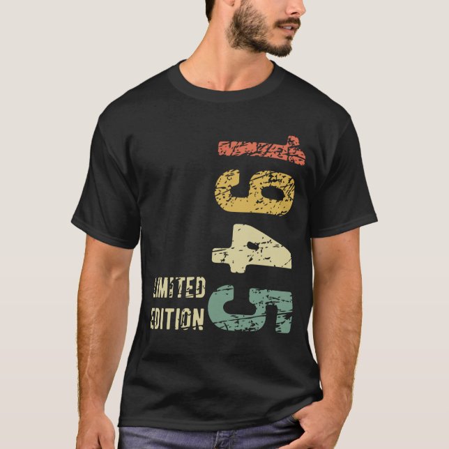 Camiseta 80.ª cosecha de regalo de cumpleaños 1945 80 años (Anverso)