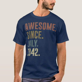 Camiseta 80.ª cosecha desde julio de 1942 T-Sh