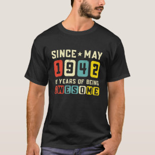 Camiseta 80.ª festividad desde la época de mayo de 1942