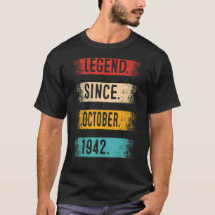 Camiseta 80.ª leyenda de cumpleaños desde octubre de 1942 8
