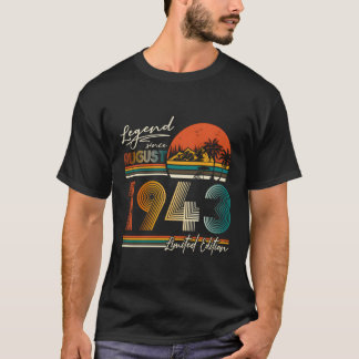 Camiseta 80.ª Leyenda Desde Agosto De 1943 80