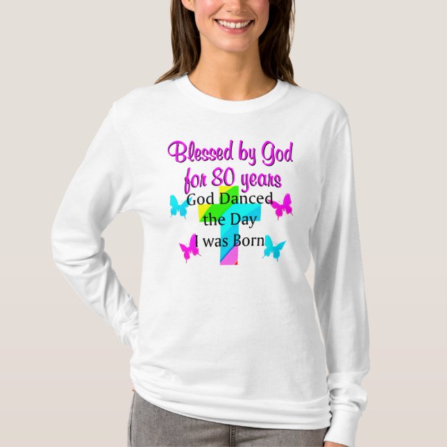 CAMISETA 80.º AMOR A DIOS (Anverso)
