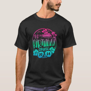 Camiseta 80.º crucero de cumpleaños 2024 de vacaciones coin