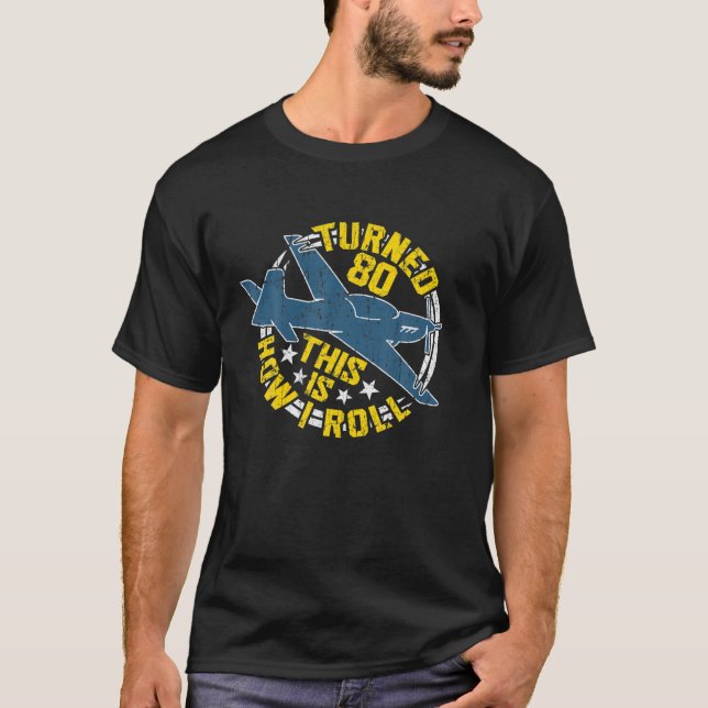 Camiseta 80.º Cumpleaños (Anverso)