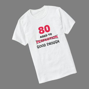 Camiseta 80.º cumpleaños de ideas de regalo para hombres ca