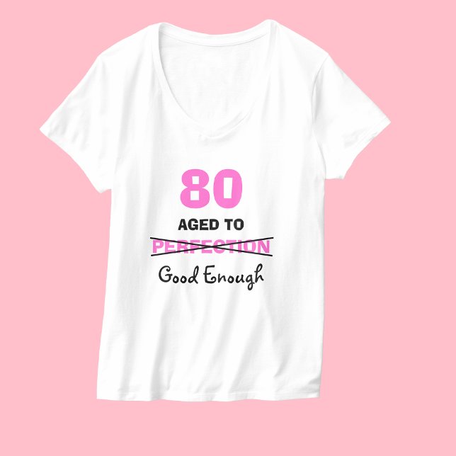 Camiseta 80.º regalo de cumpleaños para las mujeres camiset (Subido por el creador)