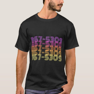 Camiseta 80 - 867-5309 - Música de los 80