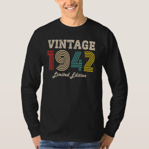 Camiseta 80 años de edad 1942 80º cumpleaños