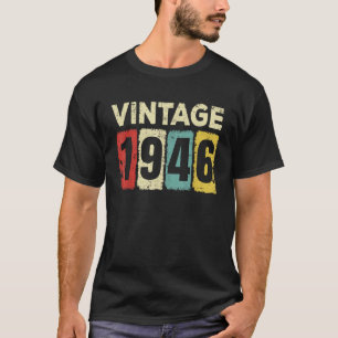Camiseta 80 Años De Edad 1946 80 Años De Edad Hombres Femen