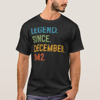 Camiseta 80 años de edad 80.ª leyenda de los hombres de cum