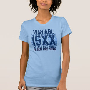Camiseta 80.as - 90.as tonalidades 1927 del cumpleaños del