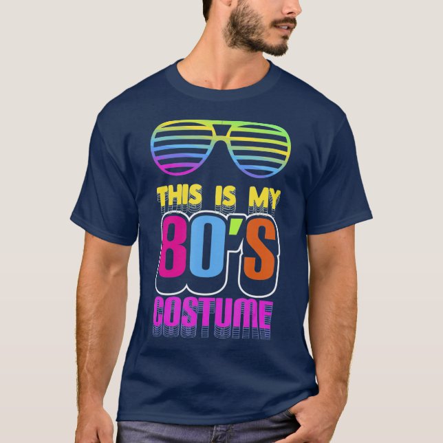 Camiseta 80 Este es mi Fiesta de disfraces de los 80 (Anverso)