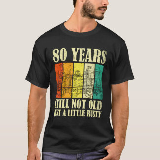 Camiseta 80 Locomotora de Vapor Ferroviaria 80