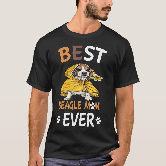 Camiseta 80 Mejor Madre Beagle (Anverso)