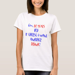 Camiseta 80 otros bebida