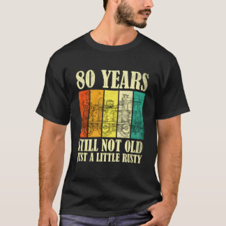 Camiseta 80 Railroad Steam Train 80Th