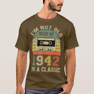 Camiseta 80 Regalos de cumpleaños No soy viejo Soy el mejor