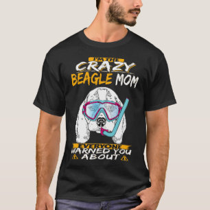 Camiseta 80 Soy la loca Beagle Mom