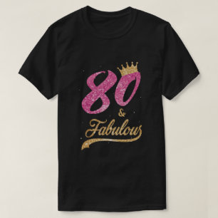 Camiseta 80 Y Fabuloso Regalo De Cumpleaños De 1939