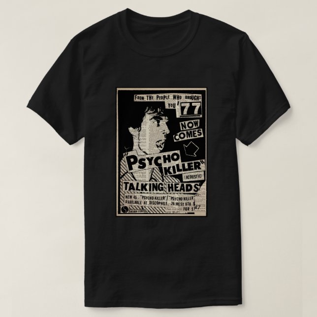 Camiseta 80s Alternative Rock (Diseño del anverso)