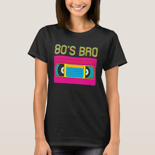 Camiseta 80s Bro Vintage Classic Cassette Tape (Anverso)