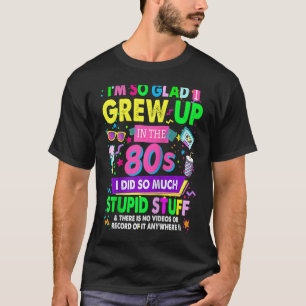 Camiseta 80's For Women Rave Outfit y 80's Festival Costume