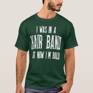 Camiseta 80s Hair Band Older Bald Men Heavy Metal Music Lov